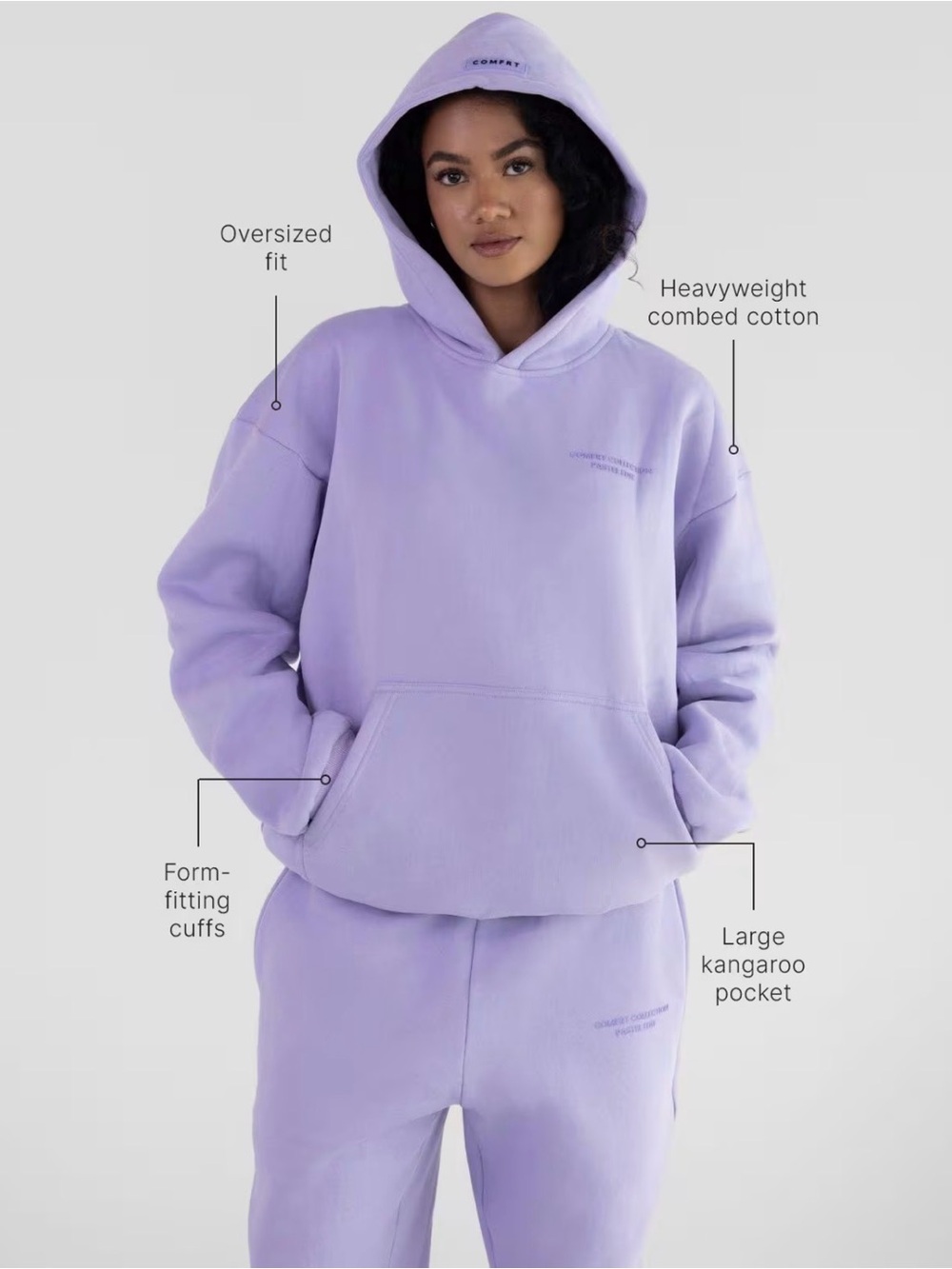 Comfrt Hoodie sweatpants set